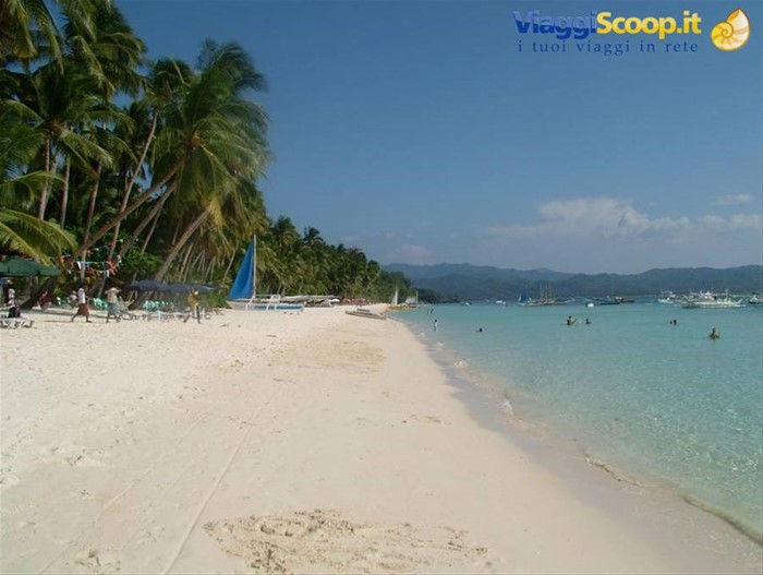 la White beach di Boracay