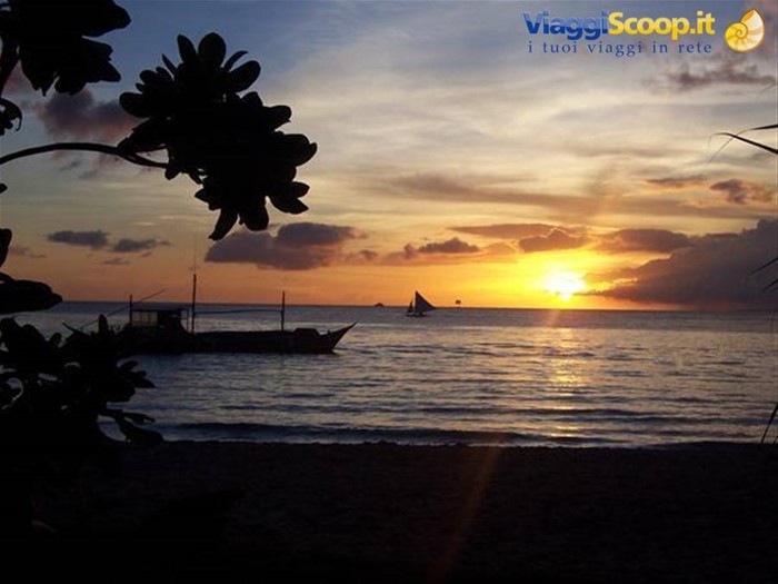 tramonto a White beach