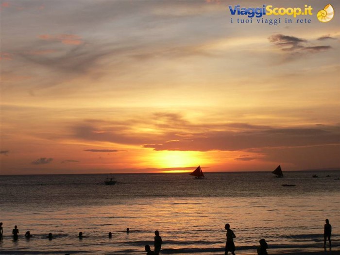 sunset to Boracay