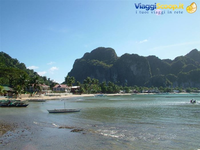 scorci della baia di El Nido