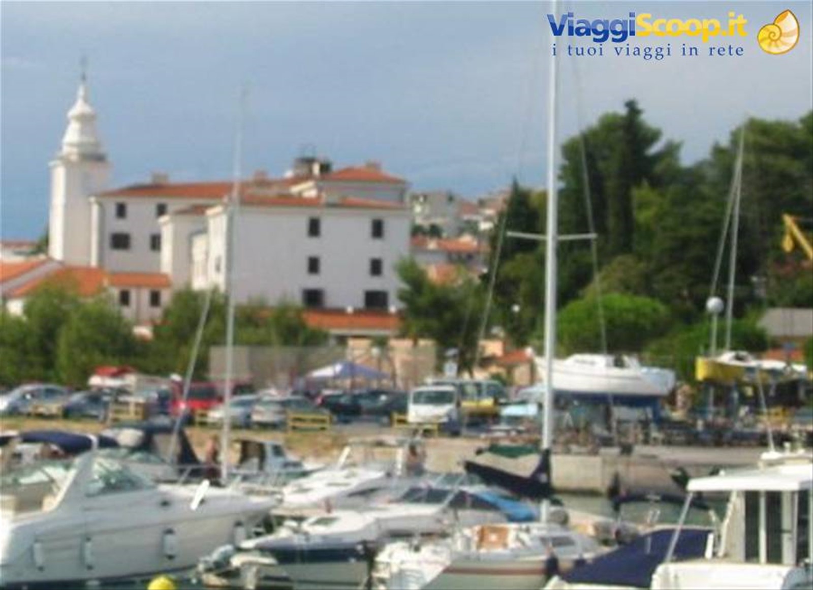 Veduta Porto di Crikvenica e Kastel