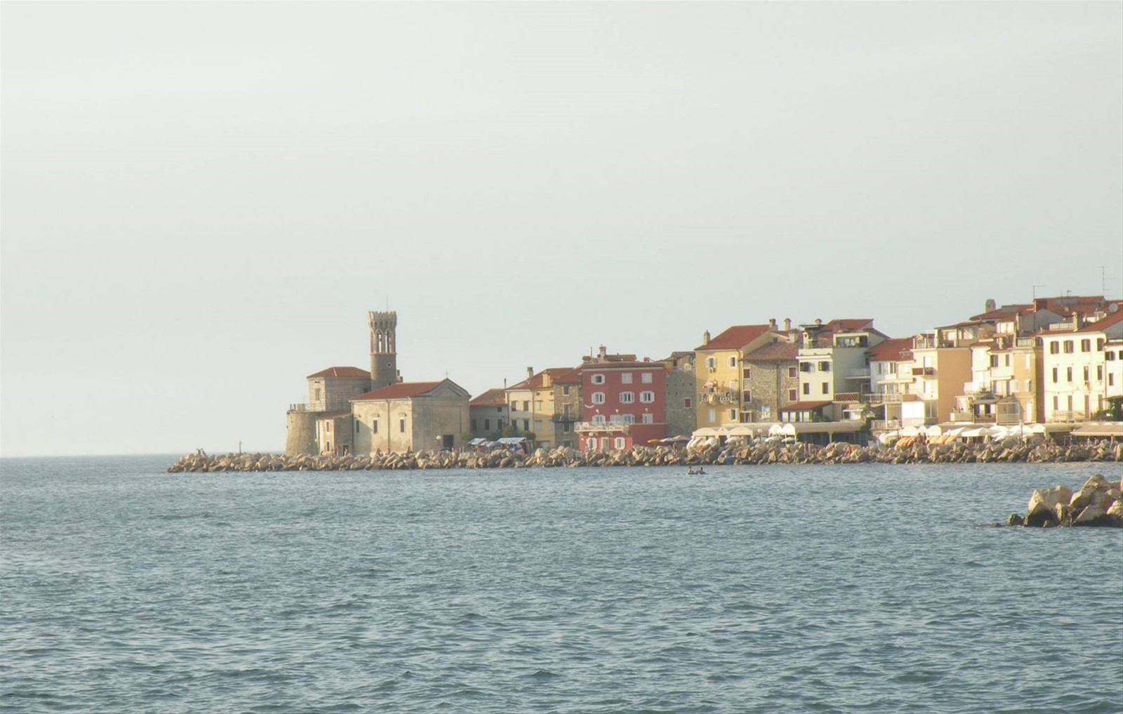 Piran vista dall'ex dogana marittima