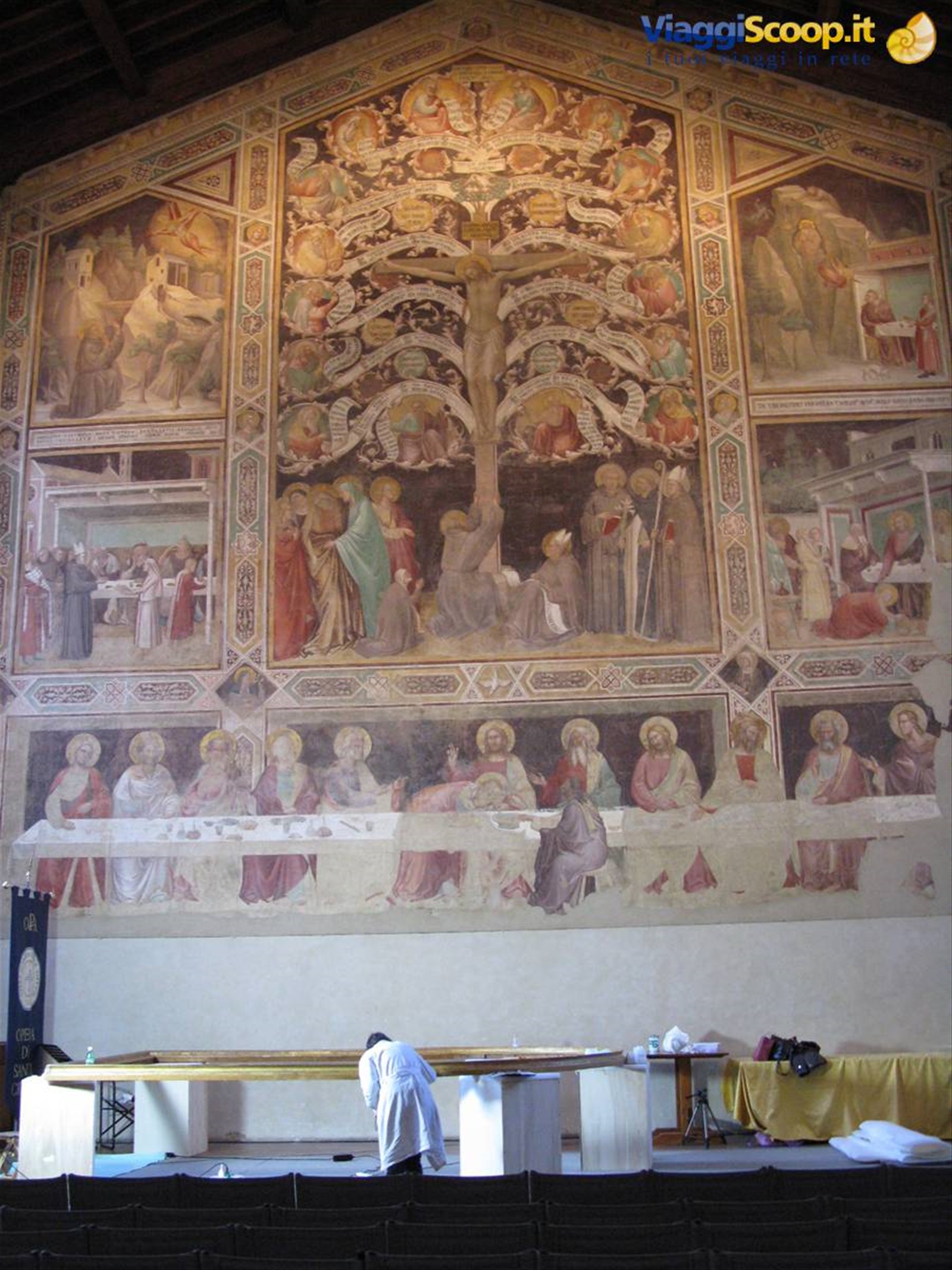 un restauro a Santa Croce