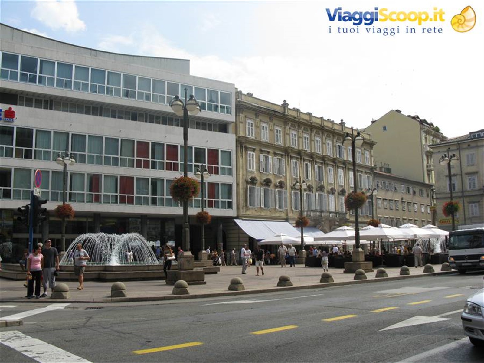 piazza Jodranski a Fiume