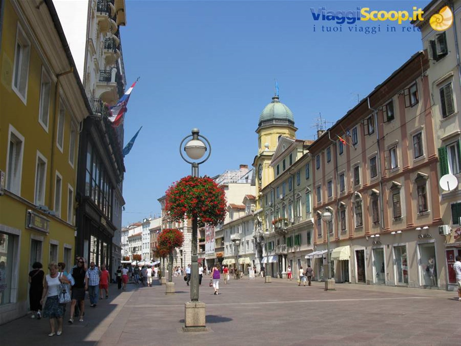 il Korzo all'incrocio con Scarpina e Ante Starcevica