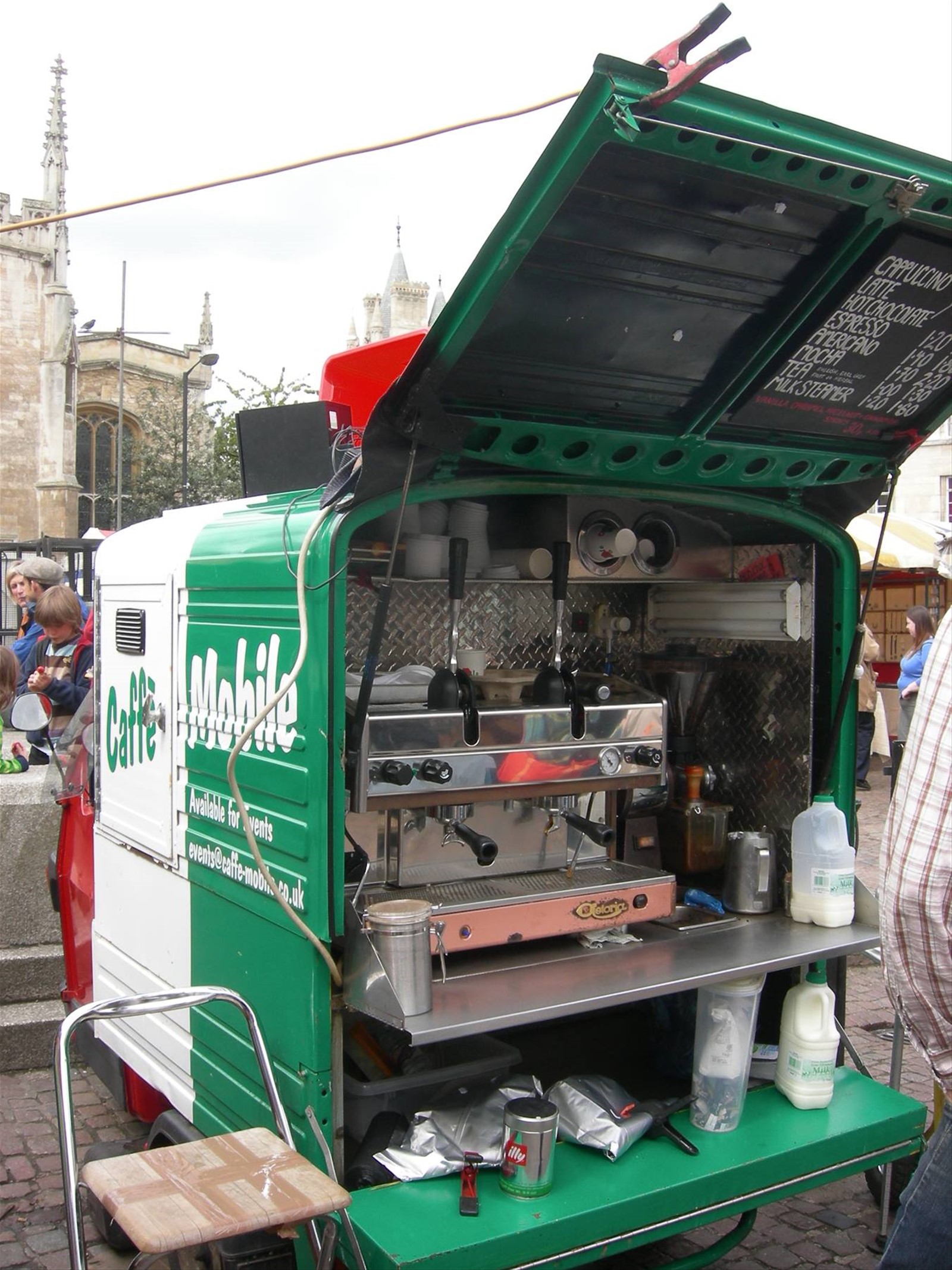 caffé mobile, cambridge