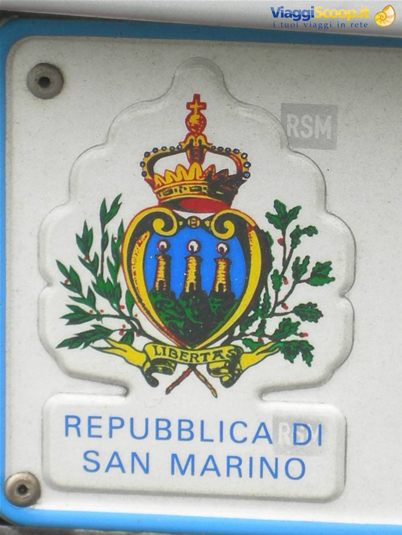 targa senza numeri