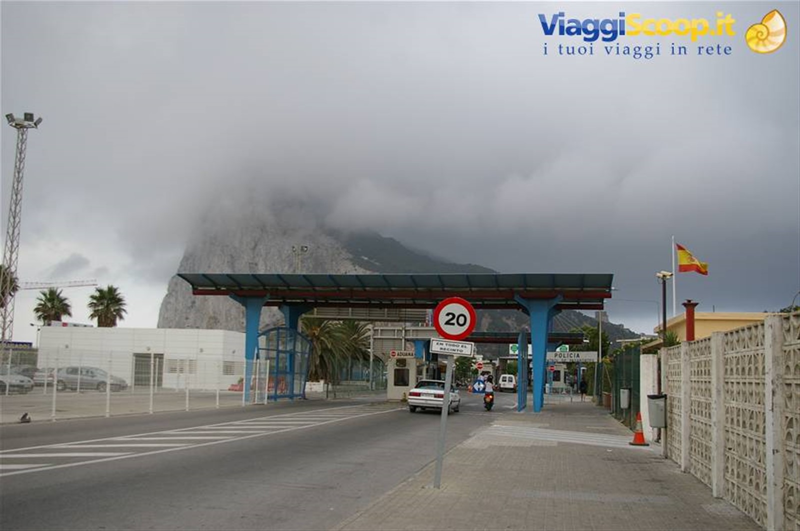 Stazione di confine dal lato spagnolo