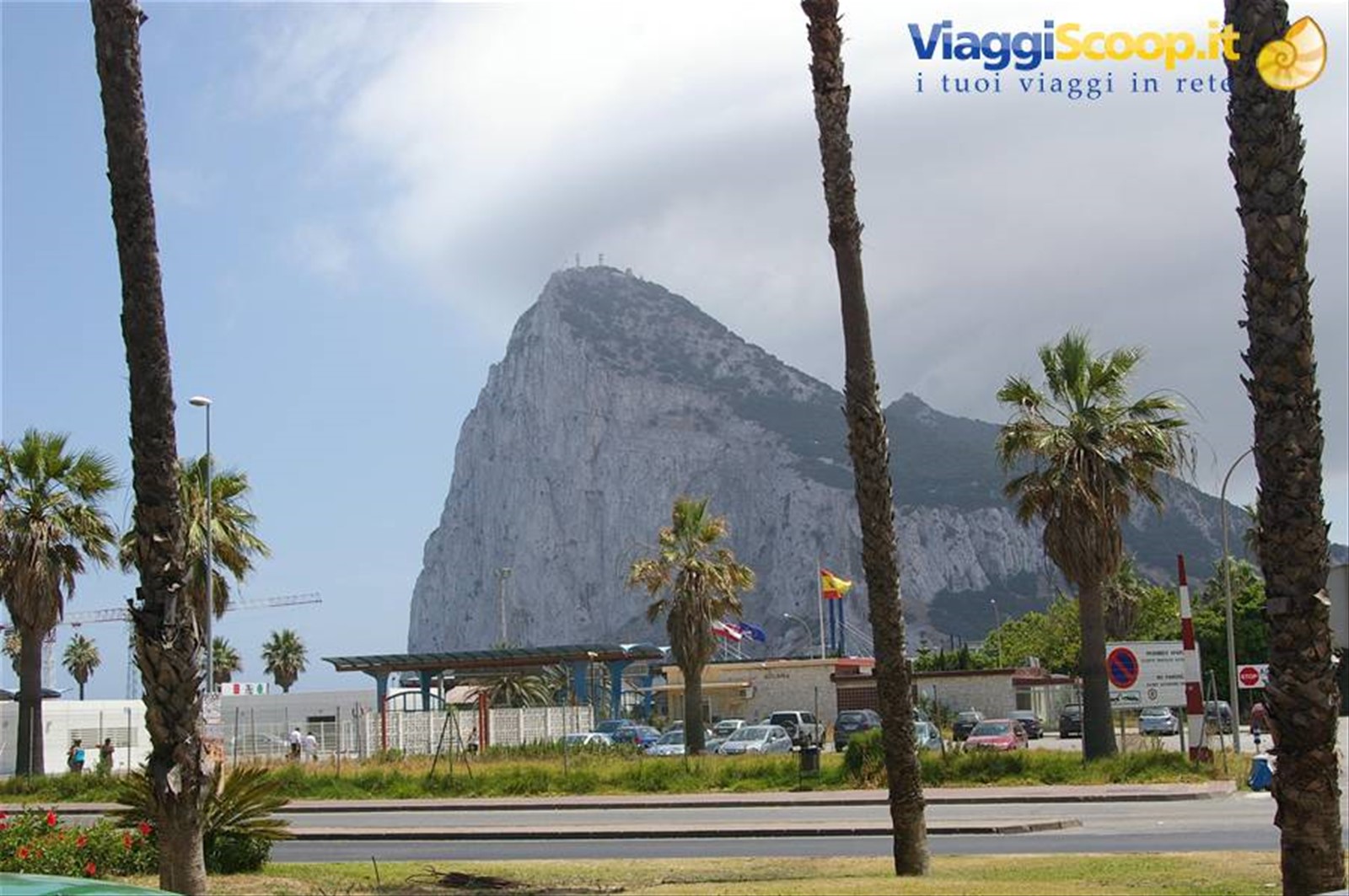 La rocca vista dal territtorio spagnolo