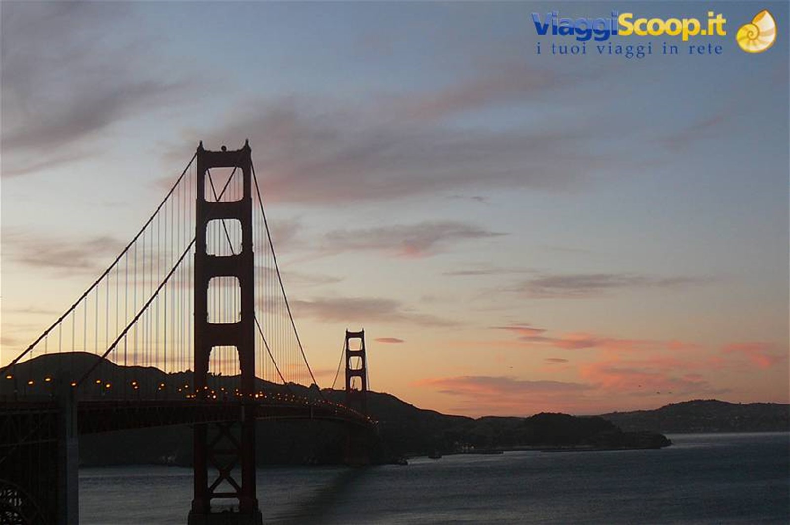 Tramonto al Golden Gate Bridge