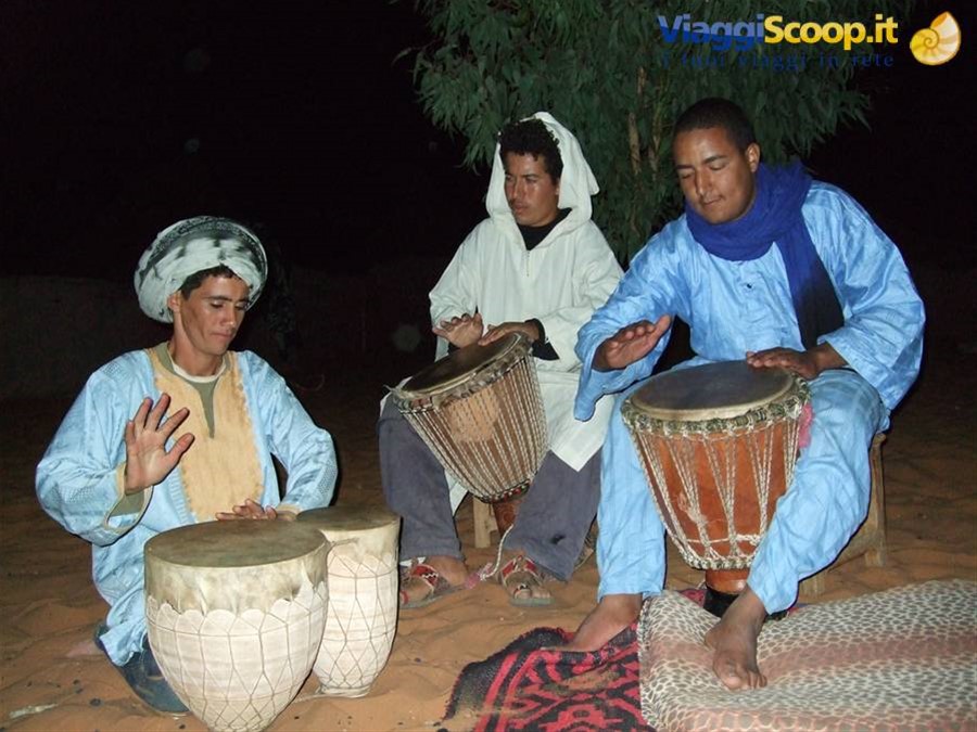 Suoni nella notte dell'Erg Chebbi
