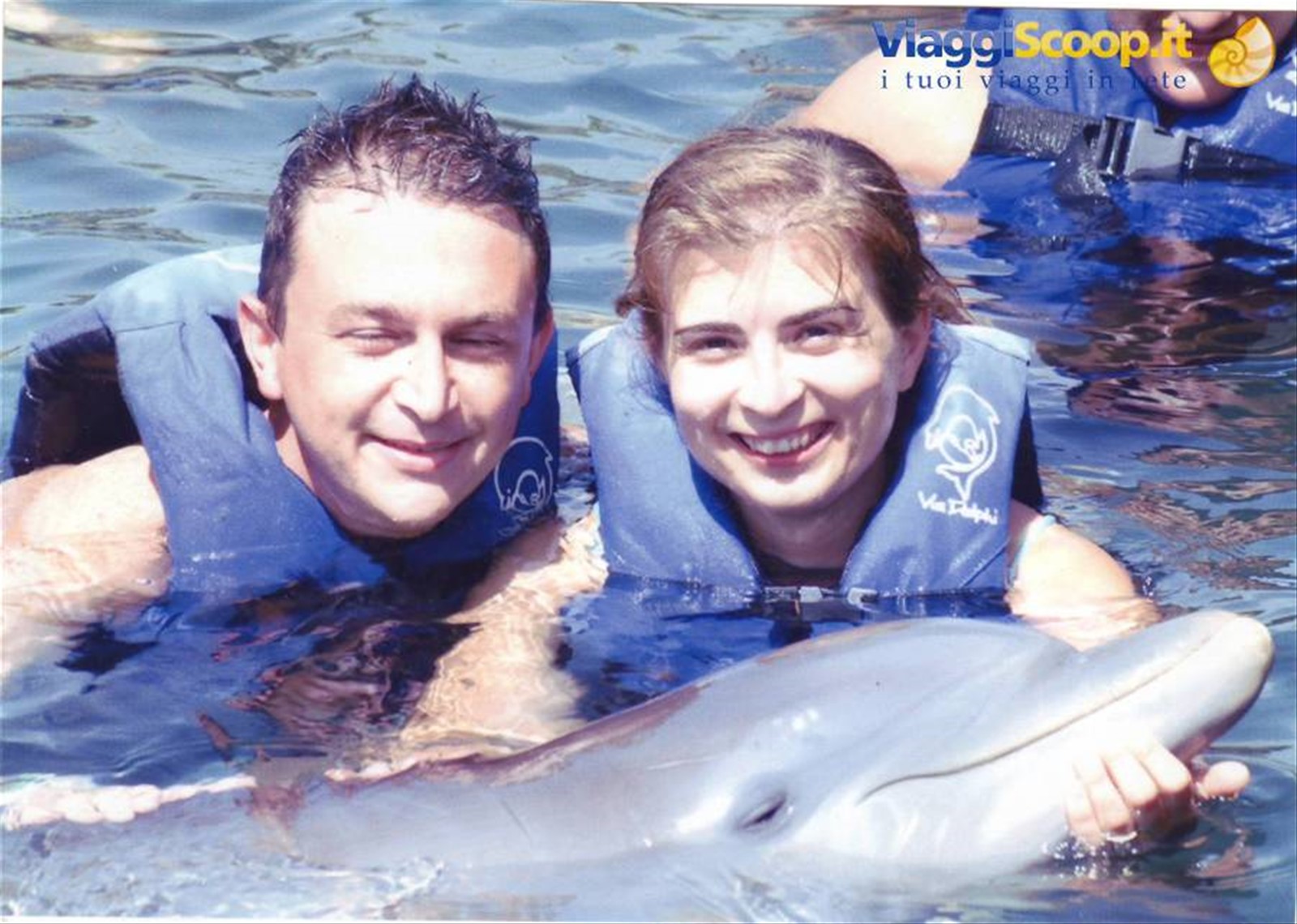 X-CARET BAGNO CON I DELFINI