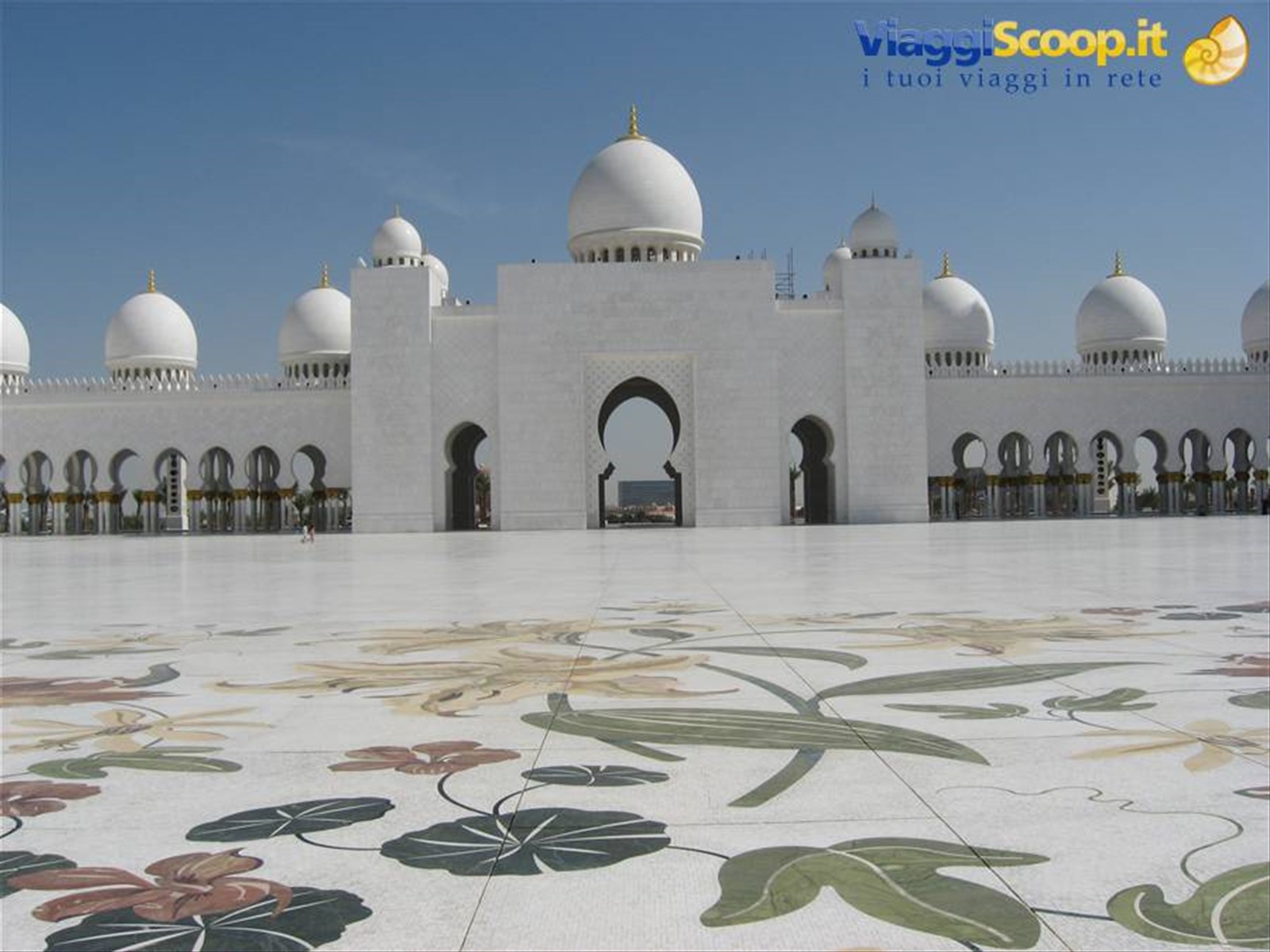 La moschea di Abu Dhabi