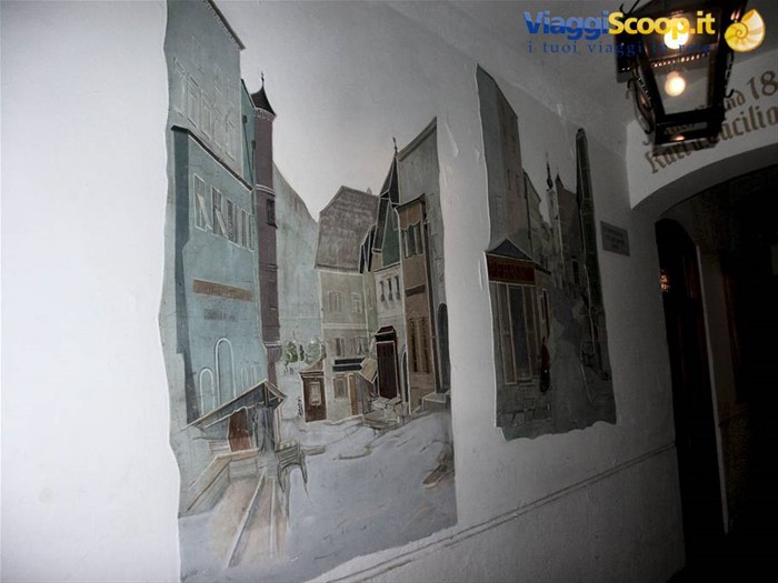 Salzkammergut 064 - Gmunden - Affreschi in Kirchengasse