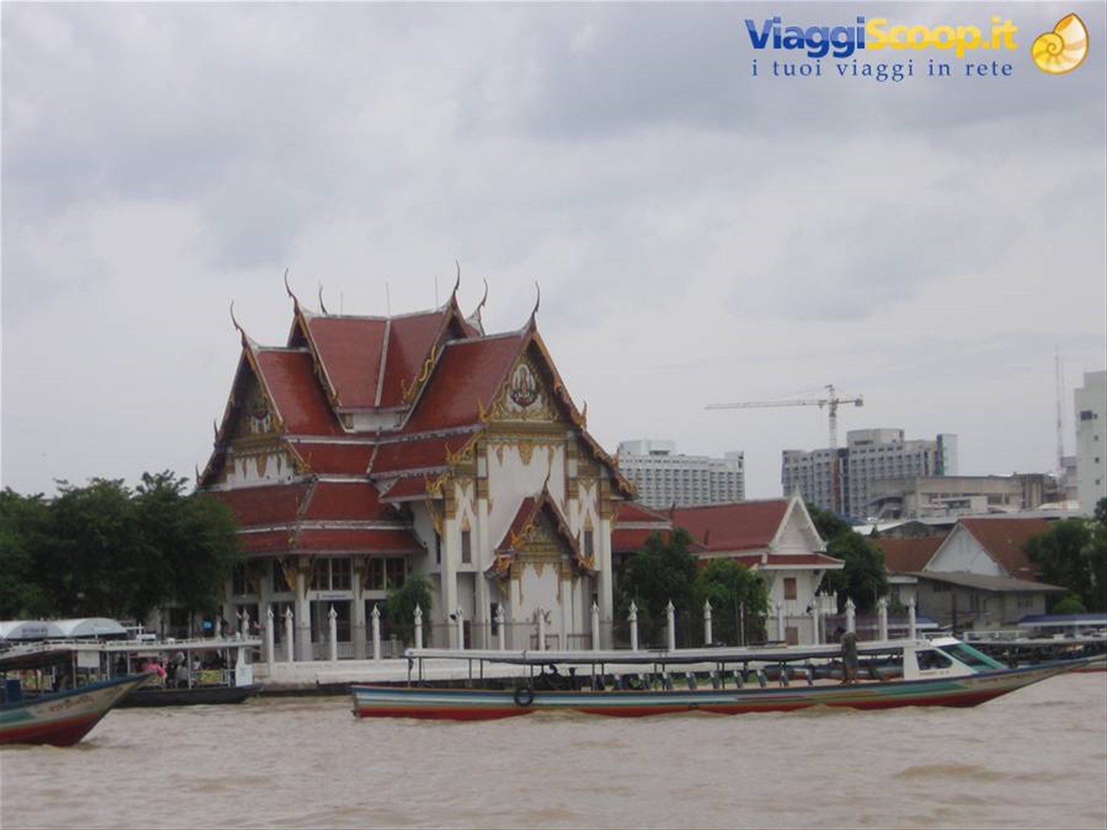 Bangkok veduta dal Chao Phraya river