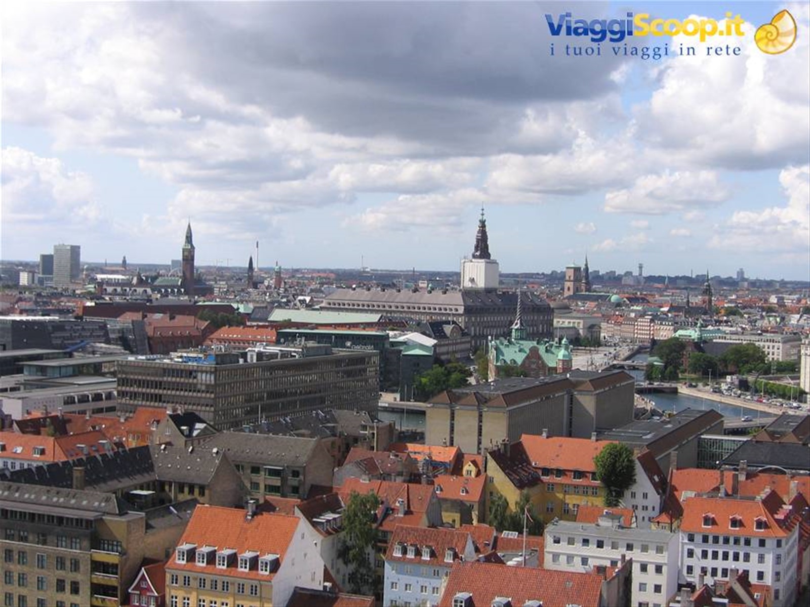 Copenaghen, vista dal campanile di Vor Frelsers kirke
