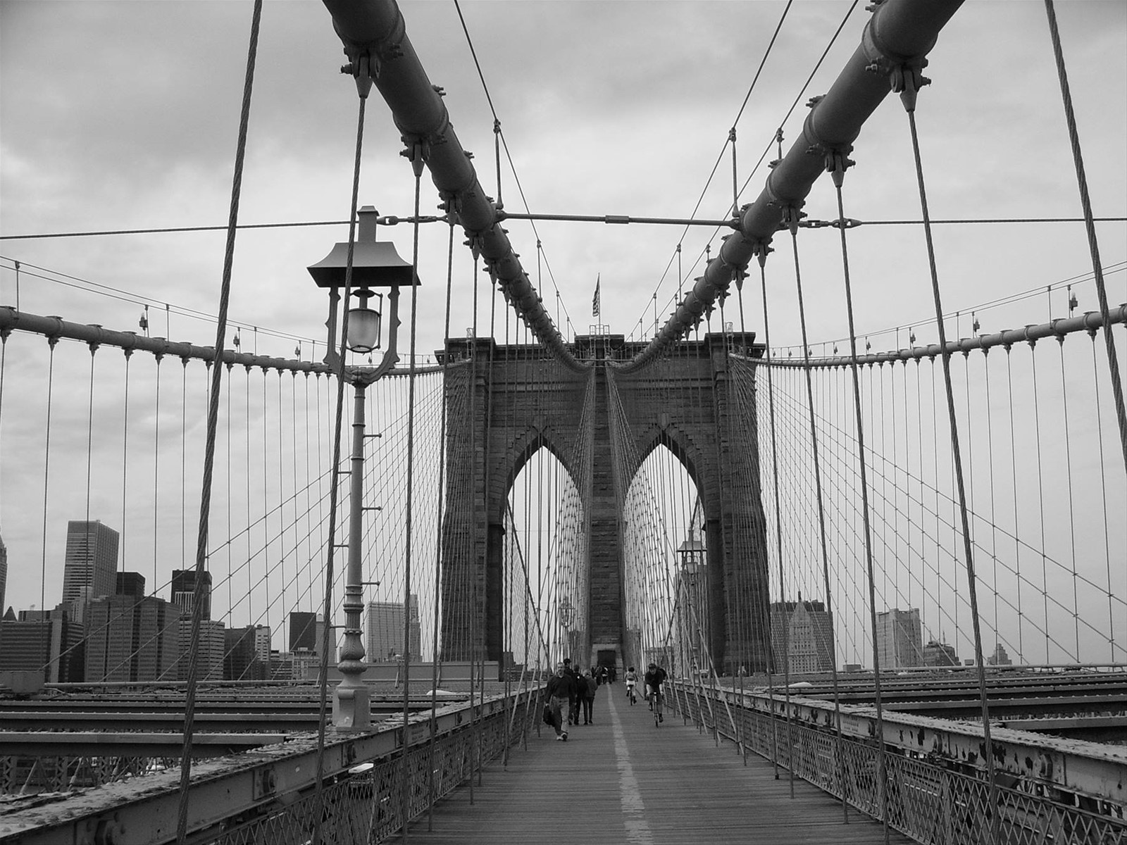 sul ponte di Brooklin