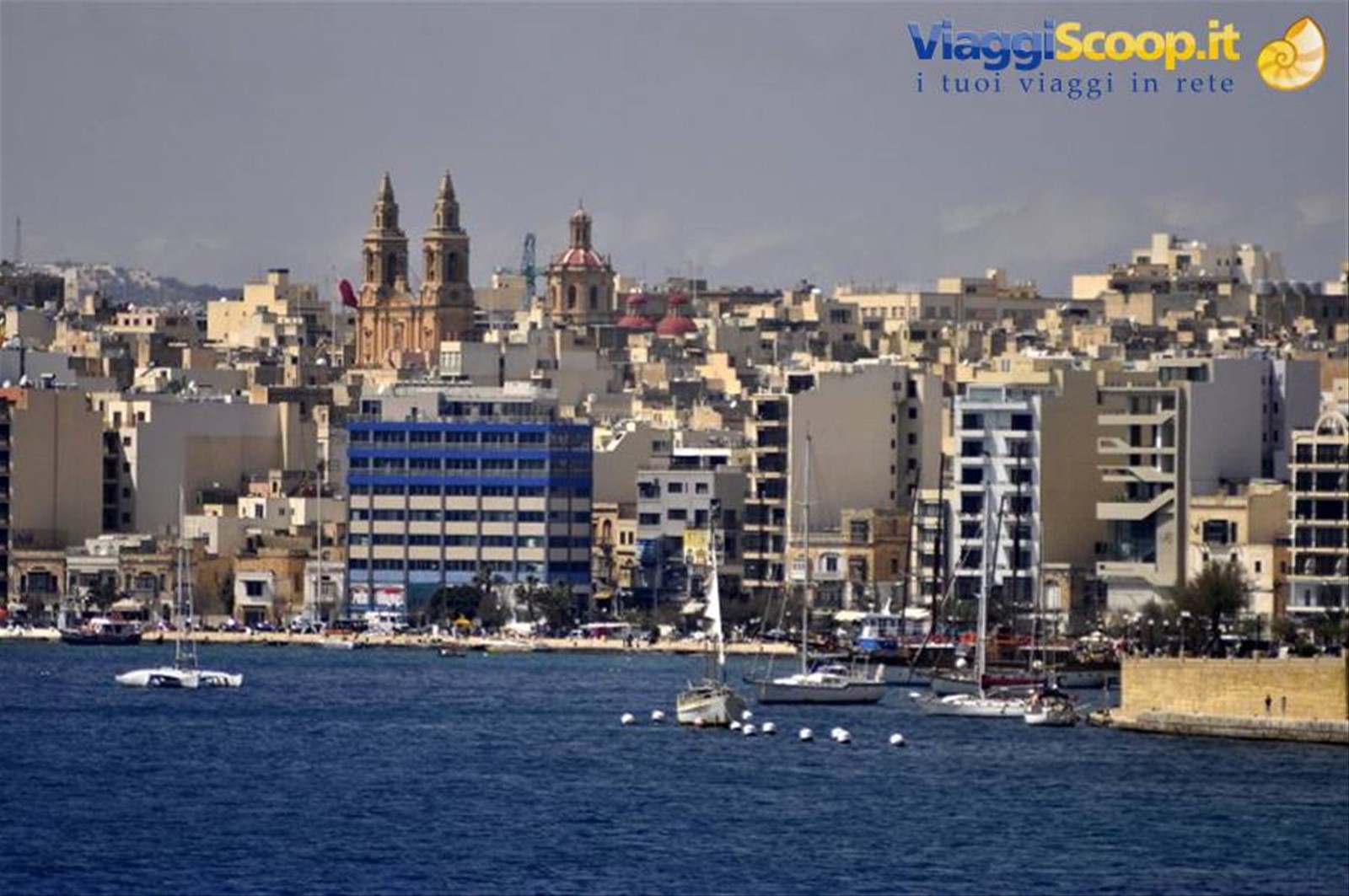 Veduta di Sliema da La Valletta