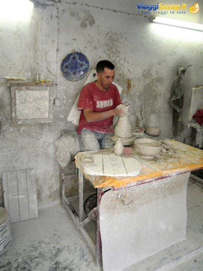 lavorazione della ceramica