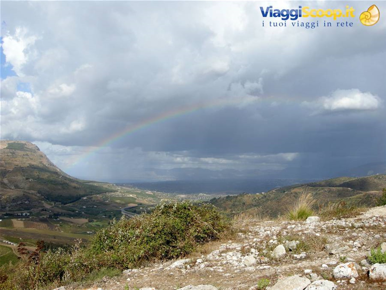 Segesta - Uno scorcio dall'alto dell'agorà