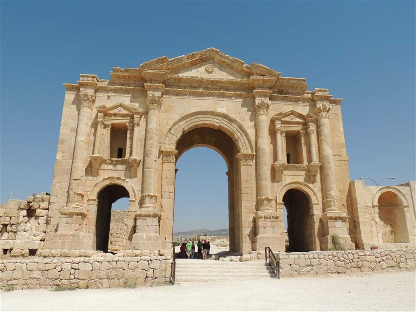 Jerash - La porta di Adriano