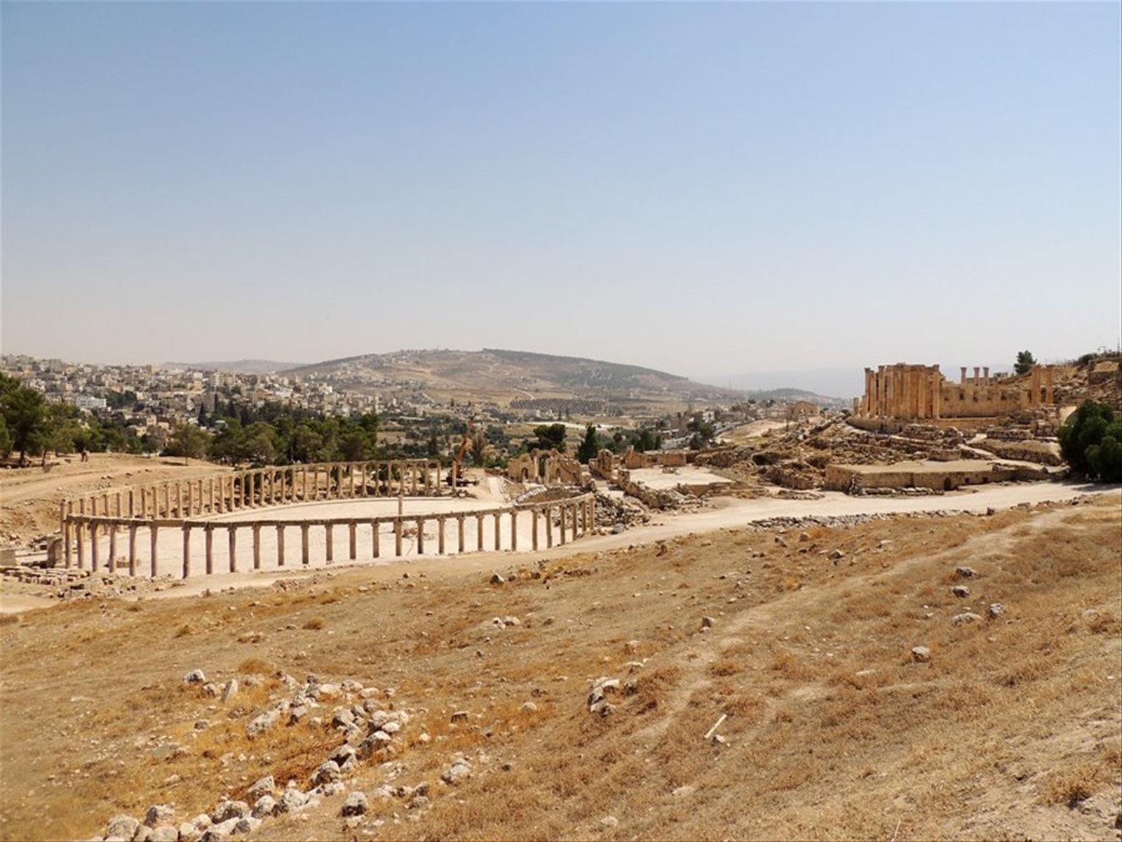 Jerash - Il Foro ovale