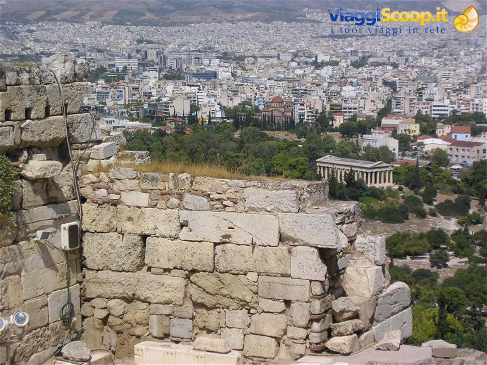 panorama di Atene dall'acropoli