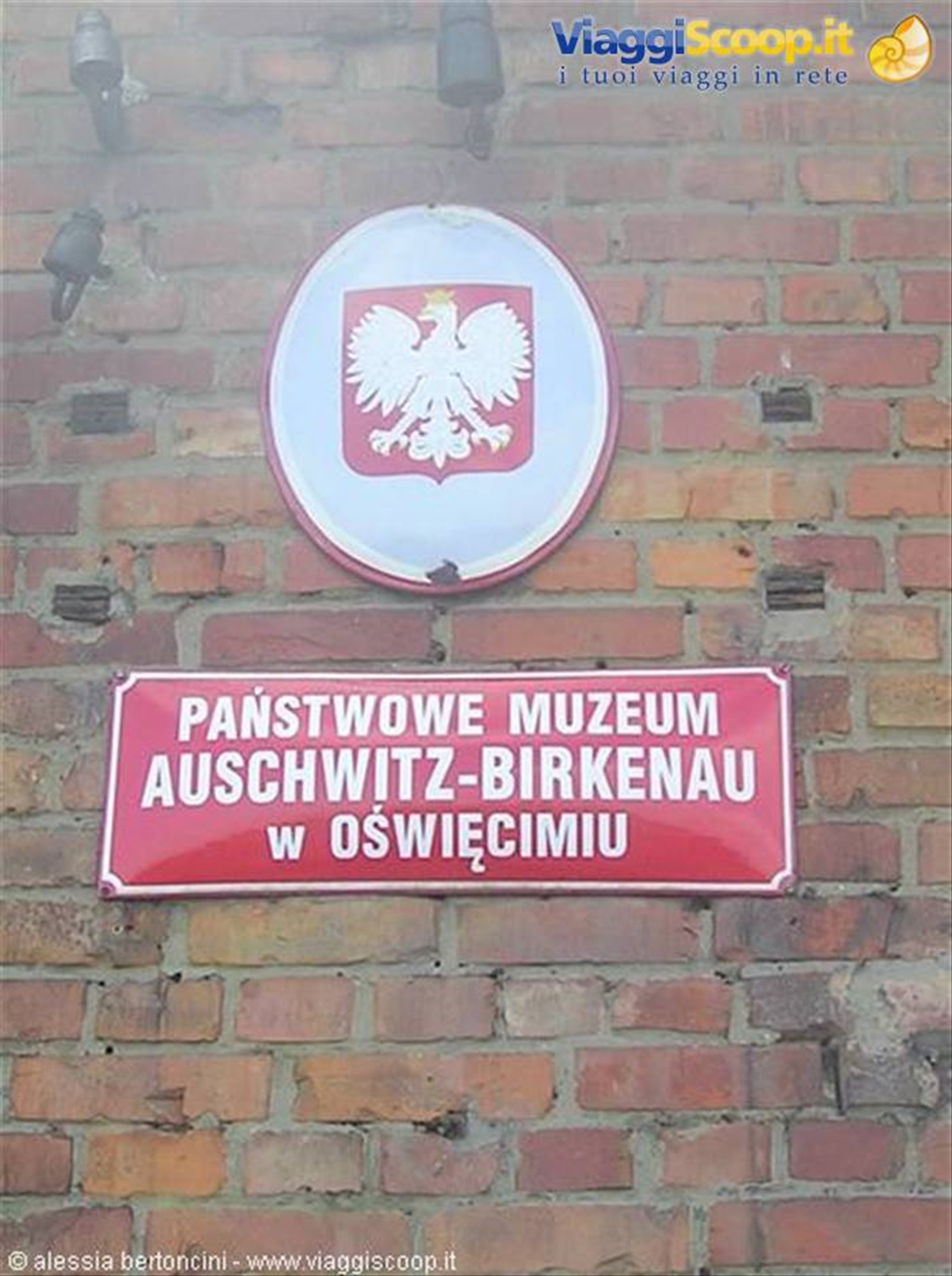 Ingresso museo di Auschwitz-Birkenau
