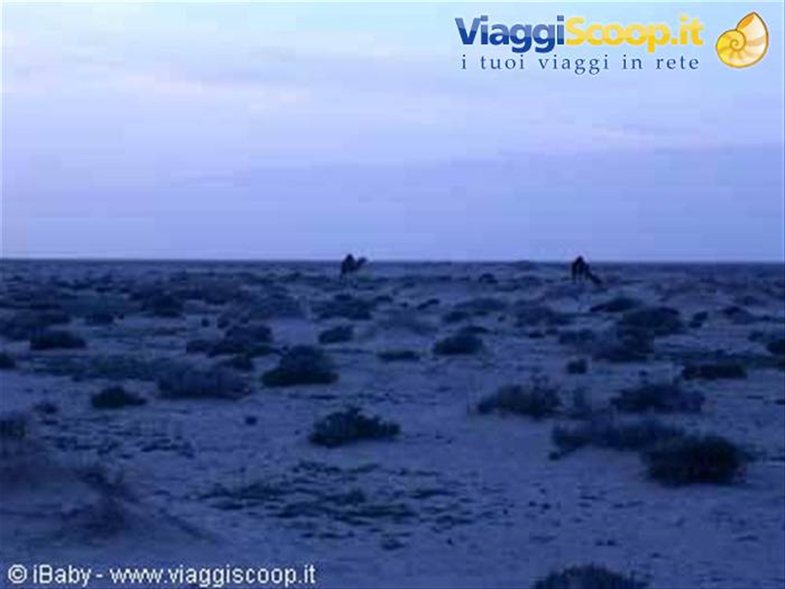 Deserto di sera