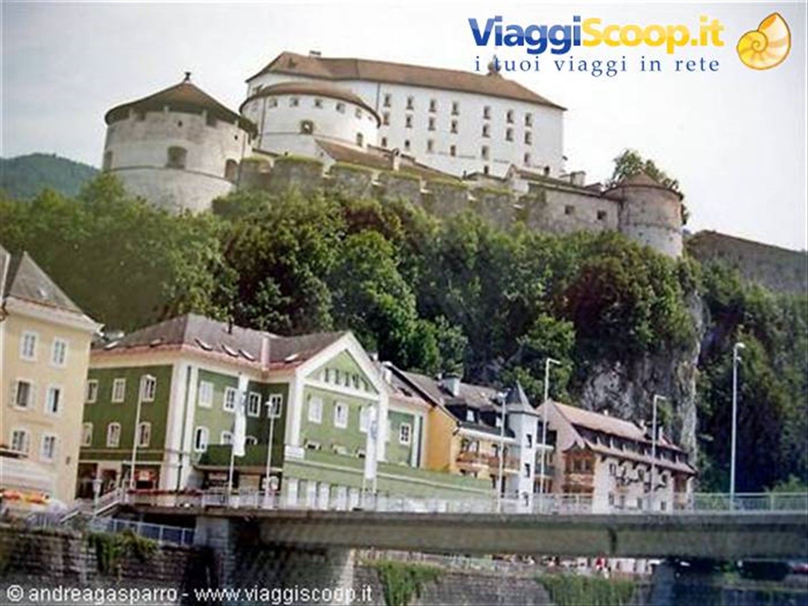 Kufstein dal battello sull'Inn