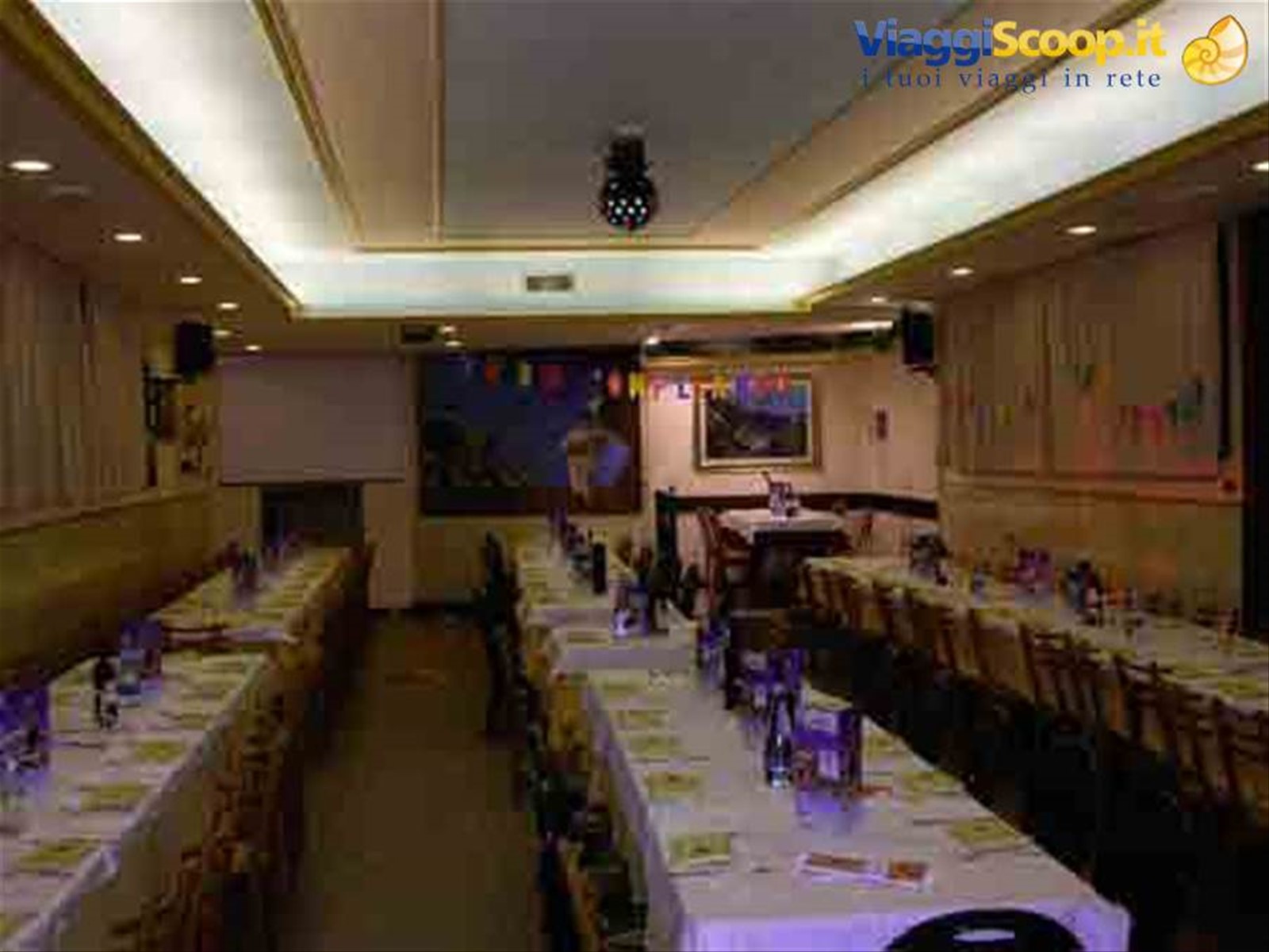 Nella sala del Ristorante Pizzeria Park Club
