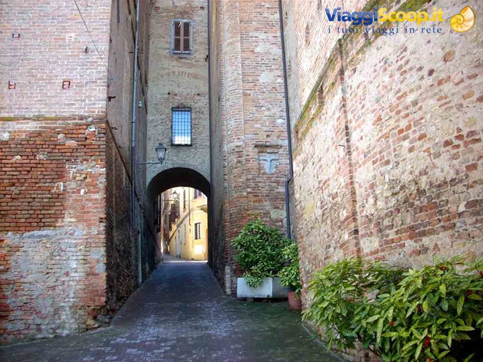 Nel centro storico di Moncalvo
