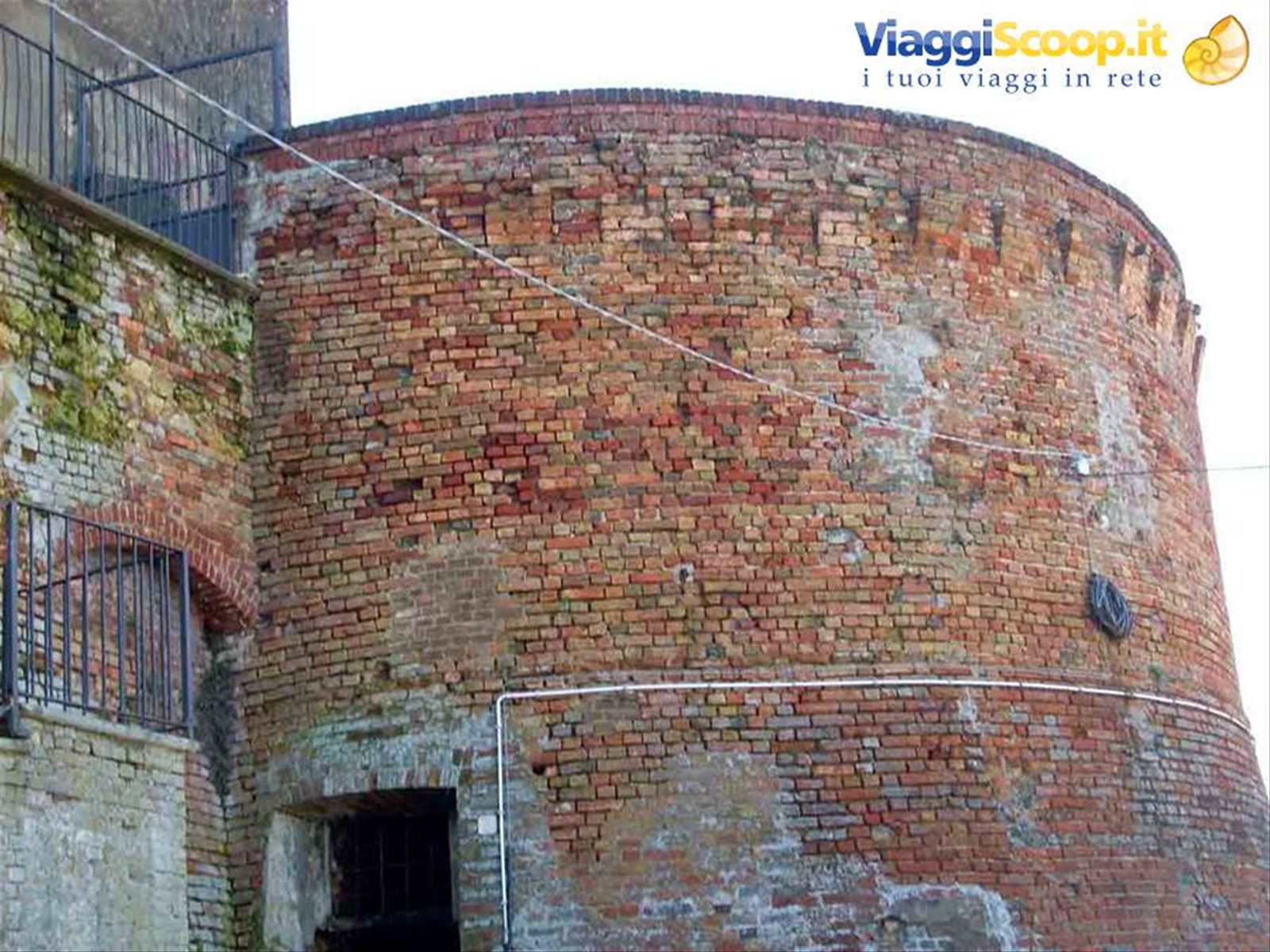 Un bastione del Castello di Moncalvo