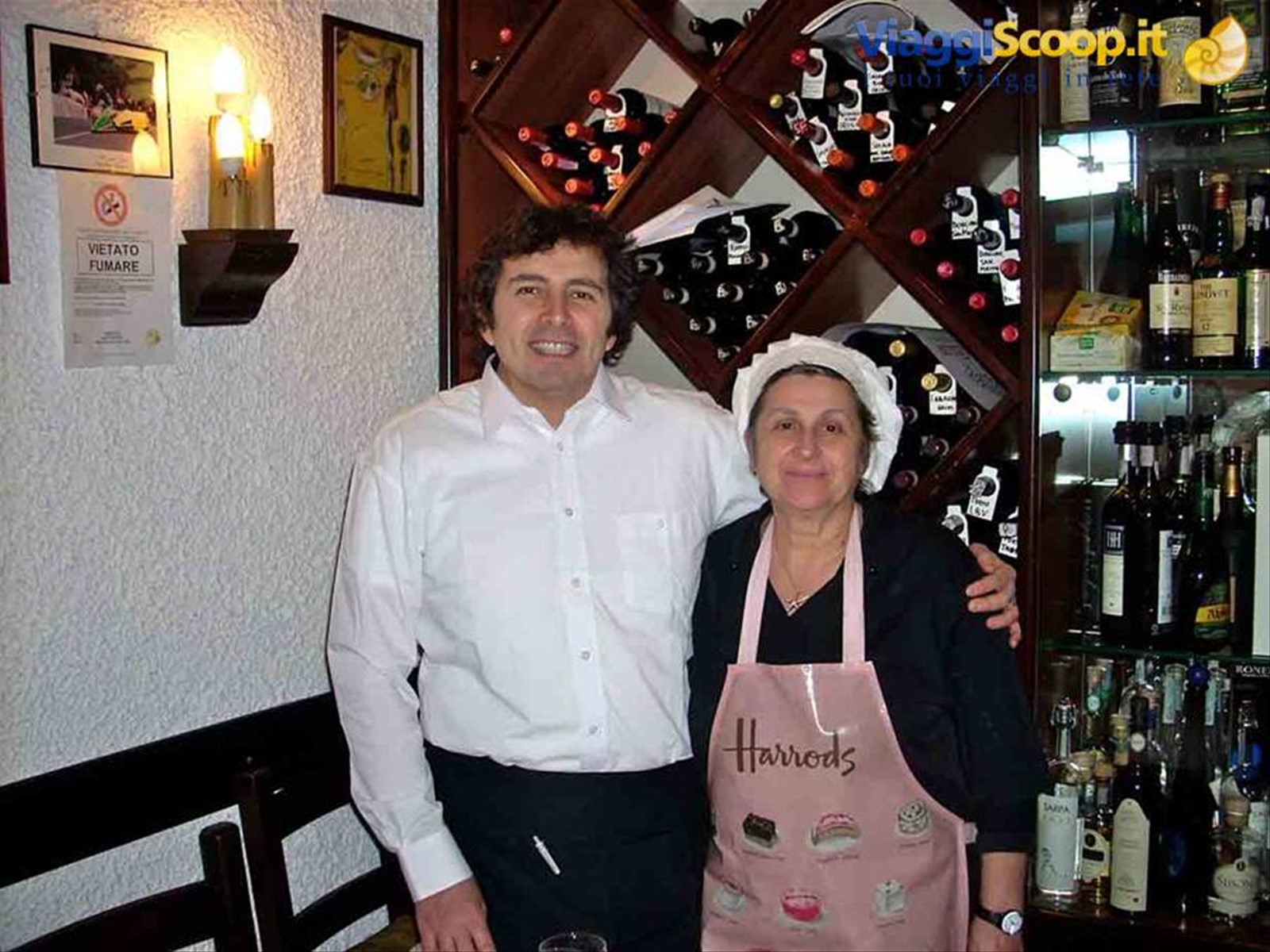 I titolari del Ristorante Mosè di Celle Ligure