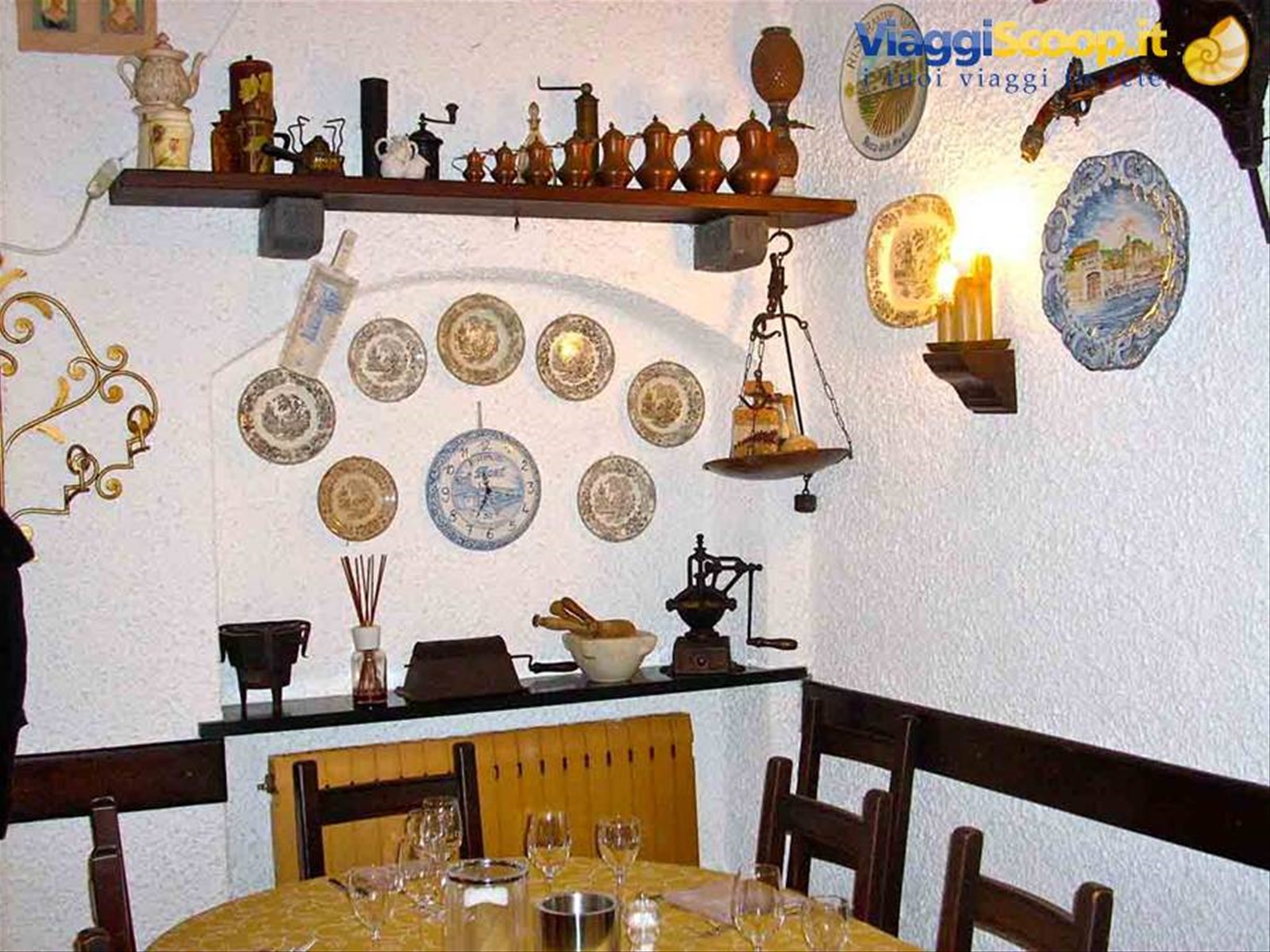 Nelle sale del Ristorante Mosè di Celle Ligure