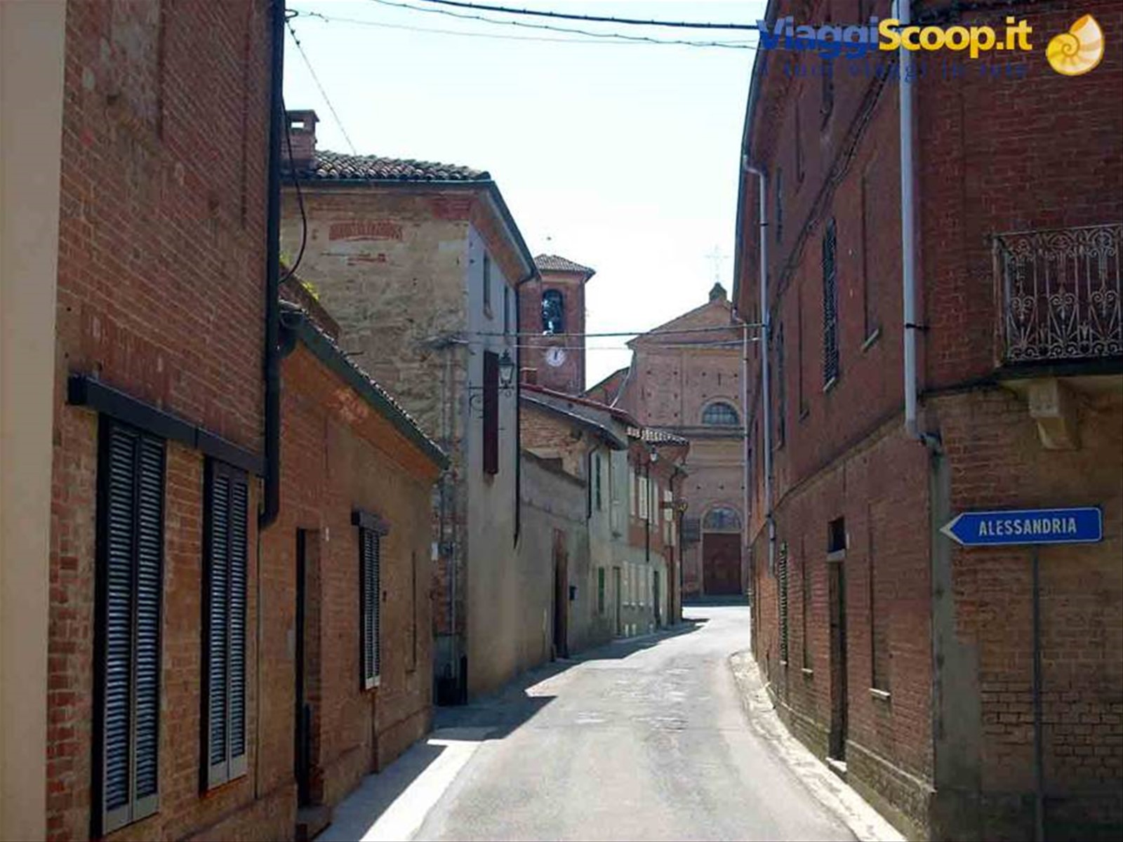 Nel centro storico di Altavilla Monferrato