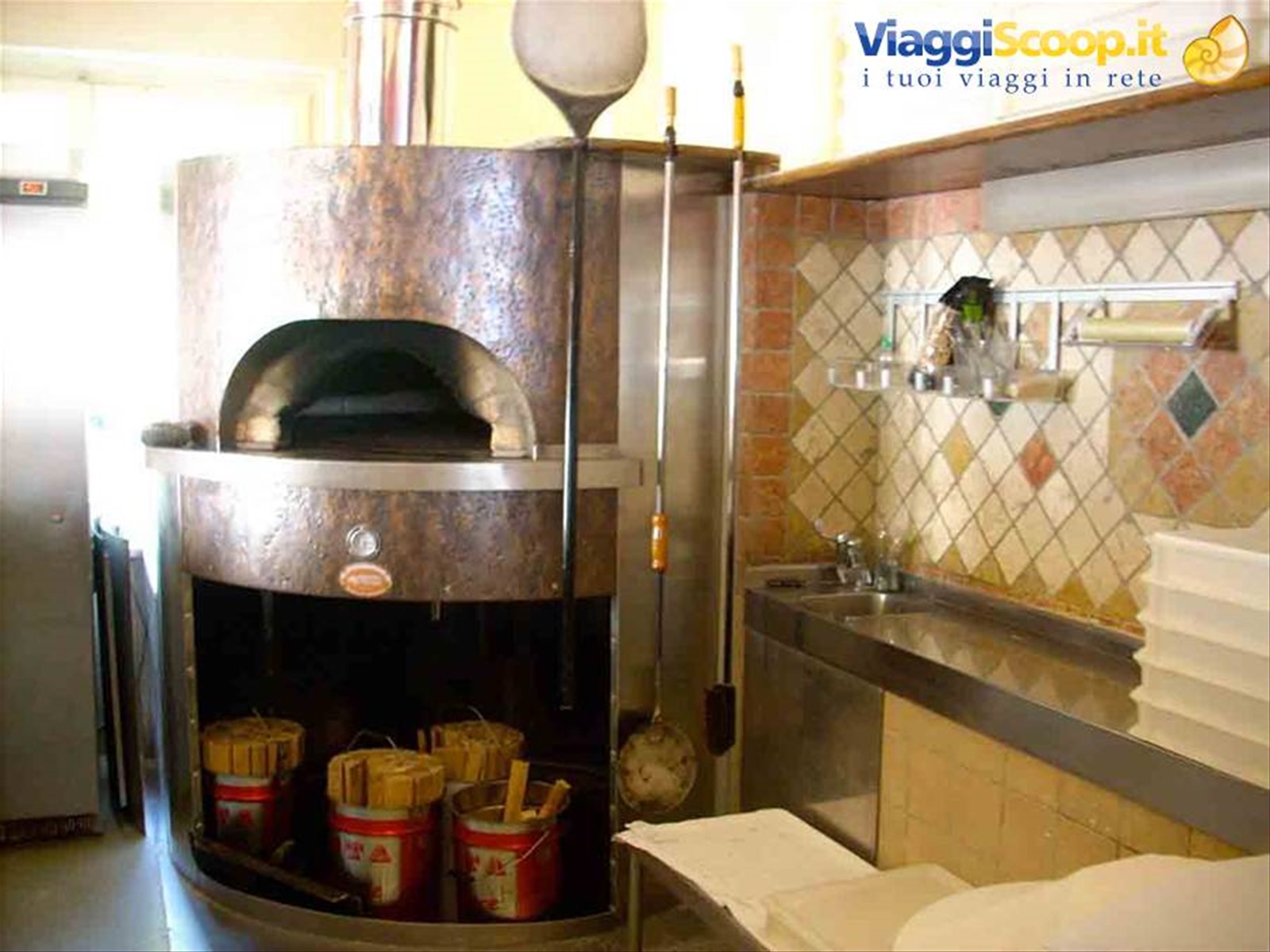 Il forno a legna del Ristorante Pizzeria Caffè del Tranvai