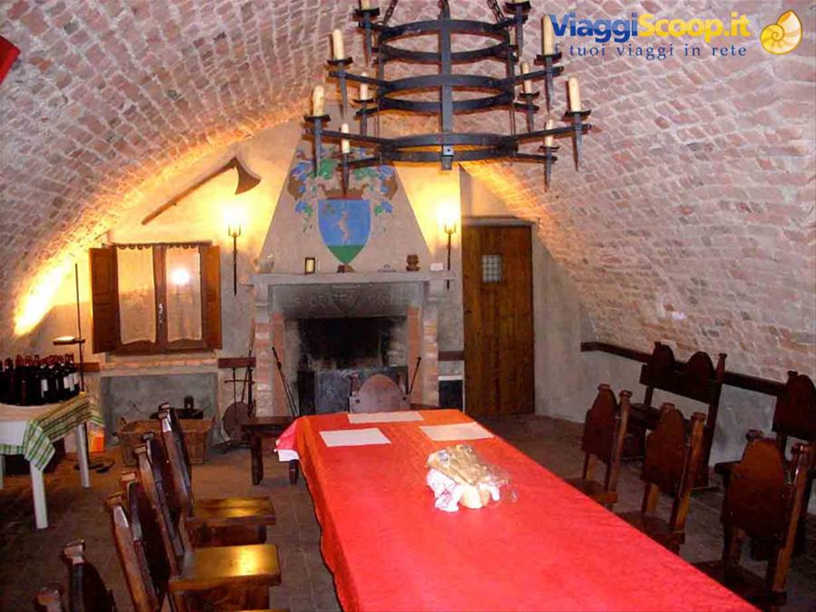 All'interno del Castello di Montegrosso d'Asti