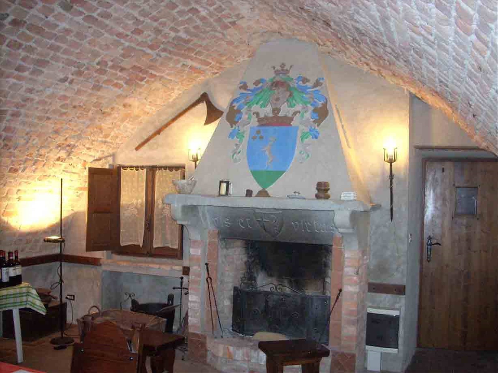 All'interno del Castello di Montegrosso d'Asti