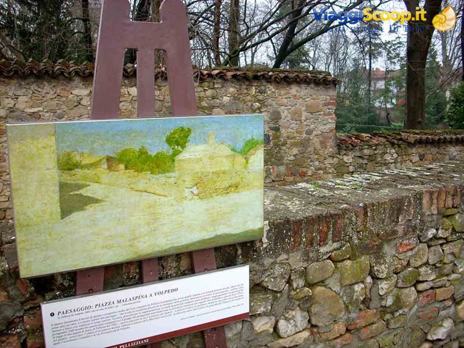 Riproduzioni di opere del Pellizza in centro