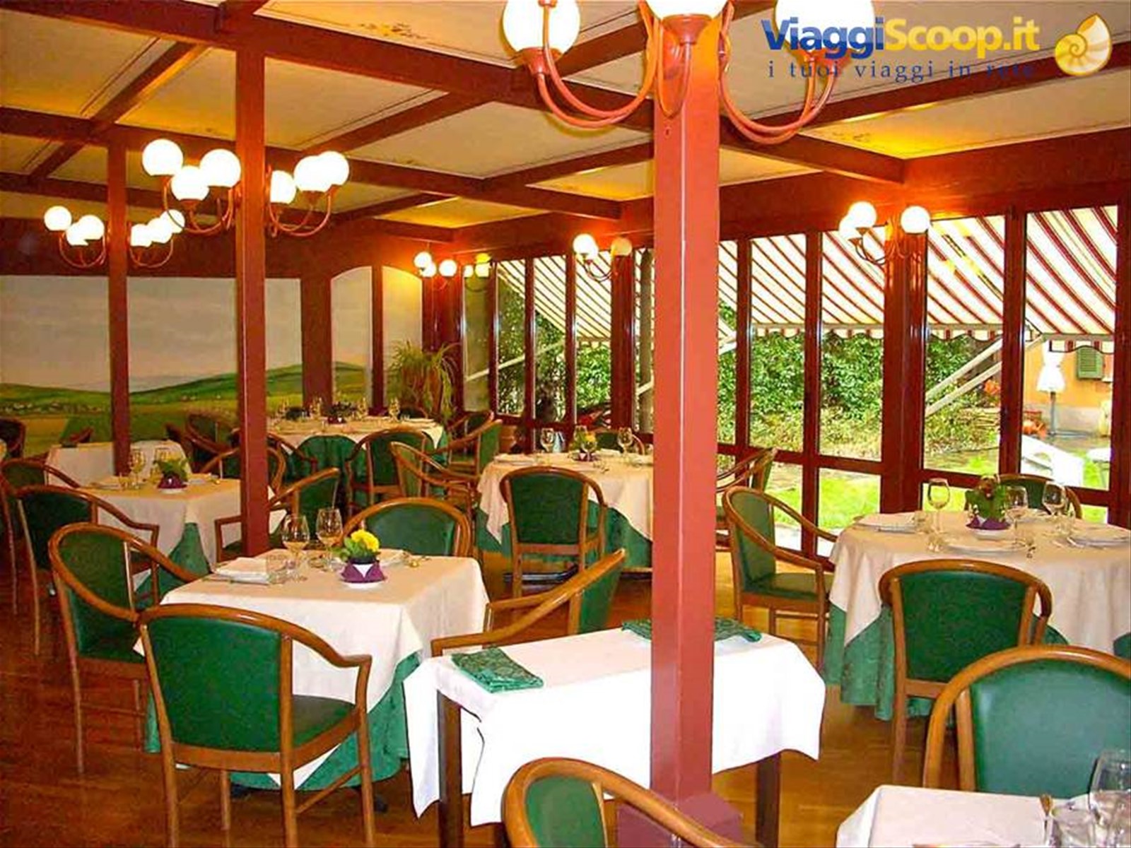 Il dehor del Ristorante La Palmana