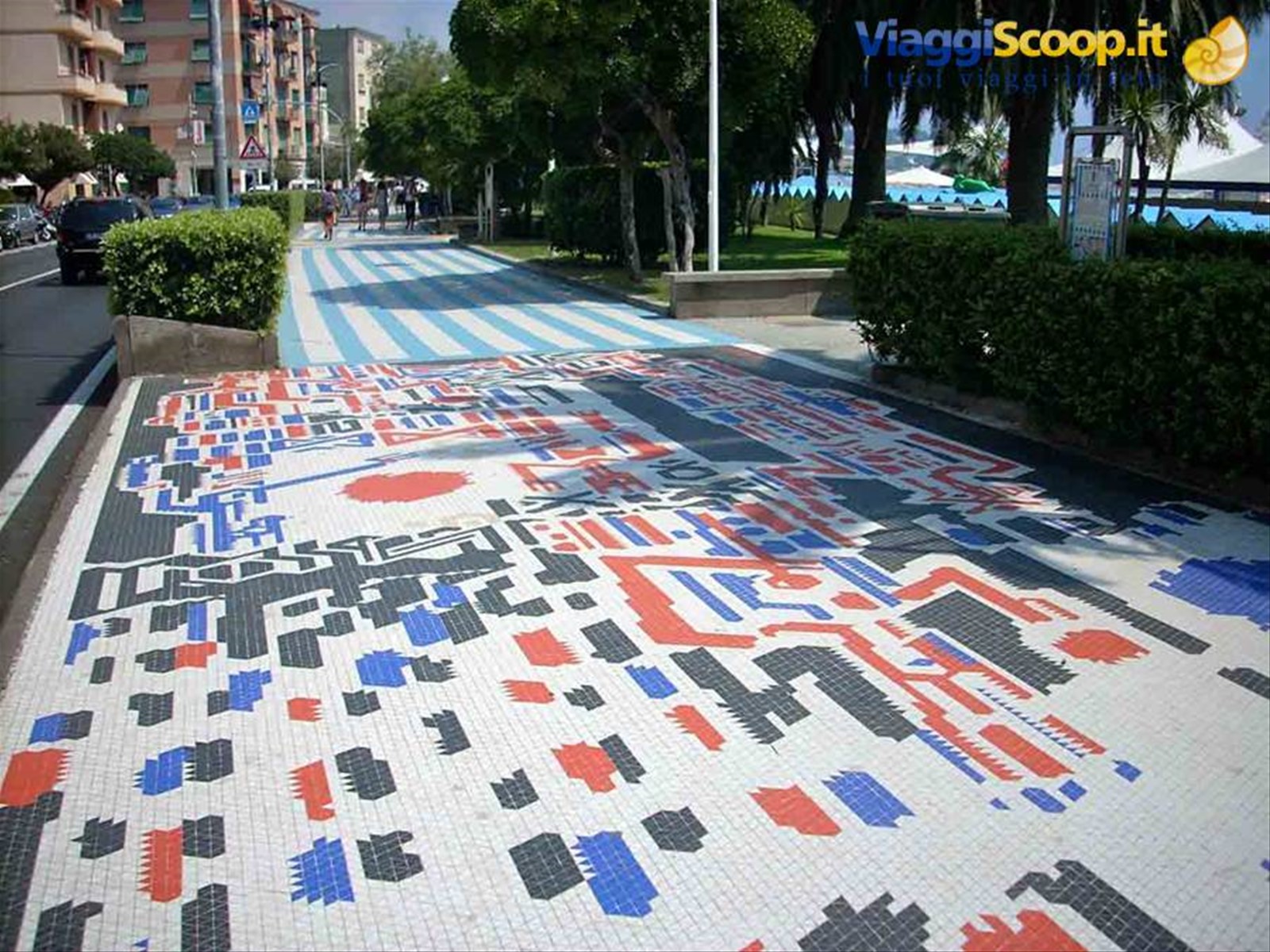 I mosaici artistici del Lungomare