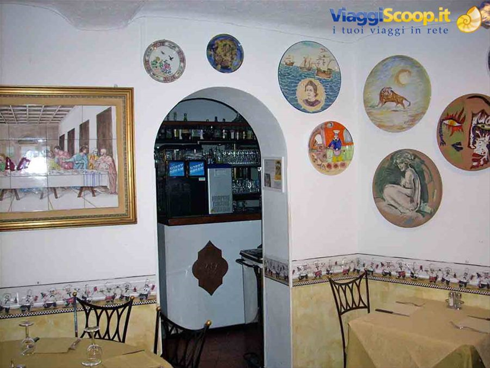 Nelle sale del Ristorante Pizzeria Au Caruggiu