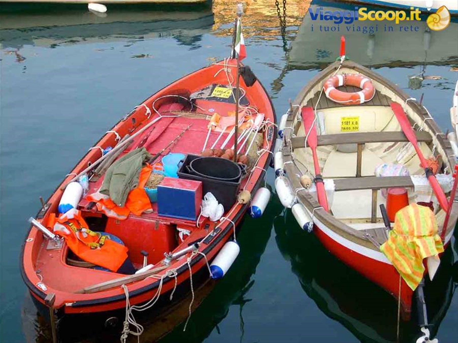 Barchette dei pescatori al porticciolo