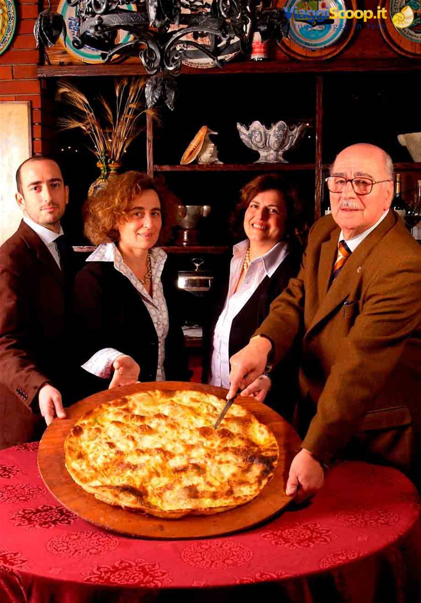 I titolari del Ristorante Manuelina