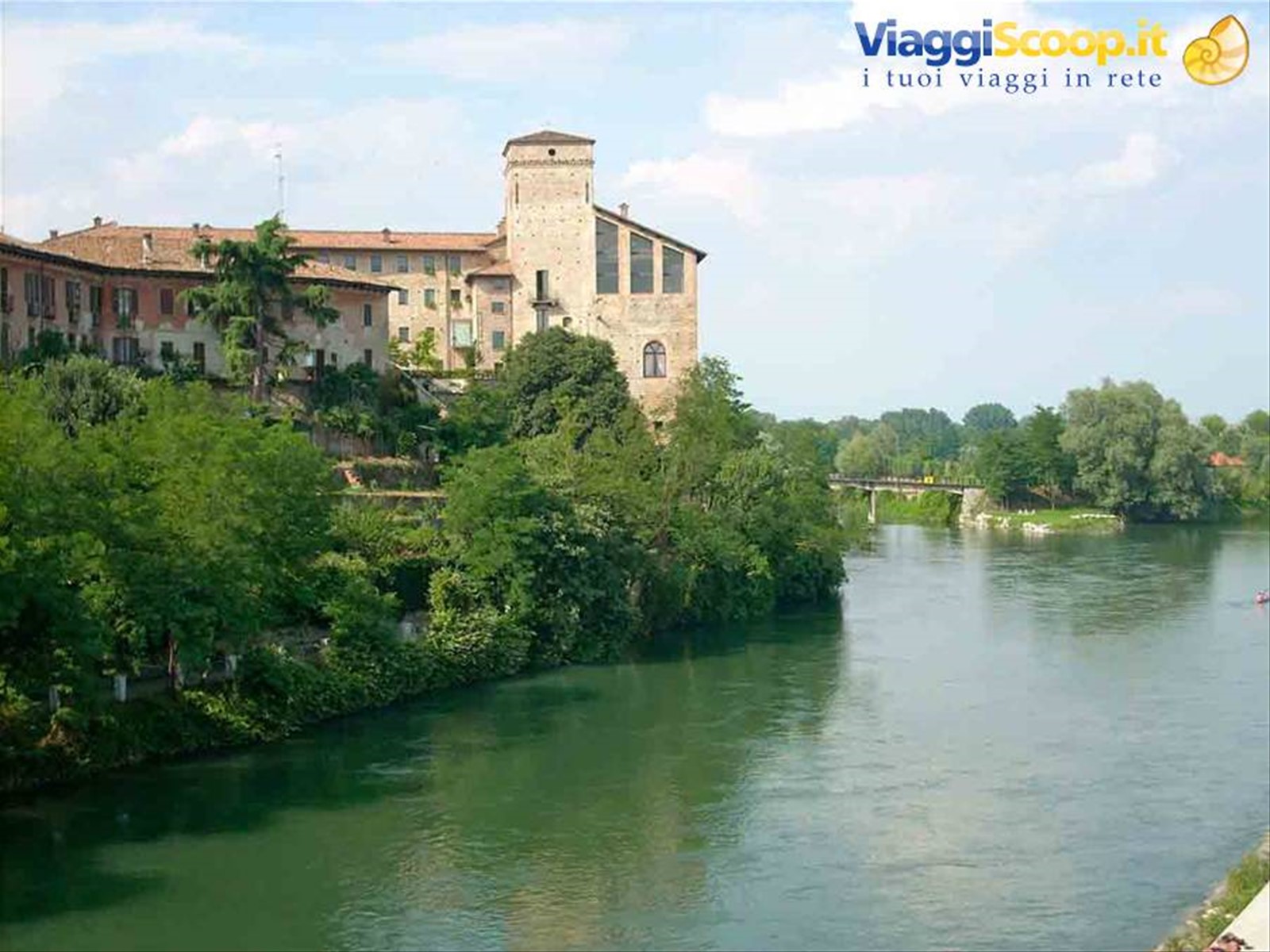 Veduta panoramica a Cassano d'Adda