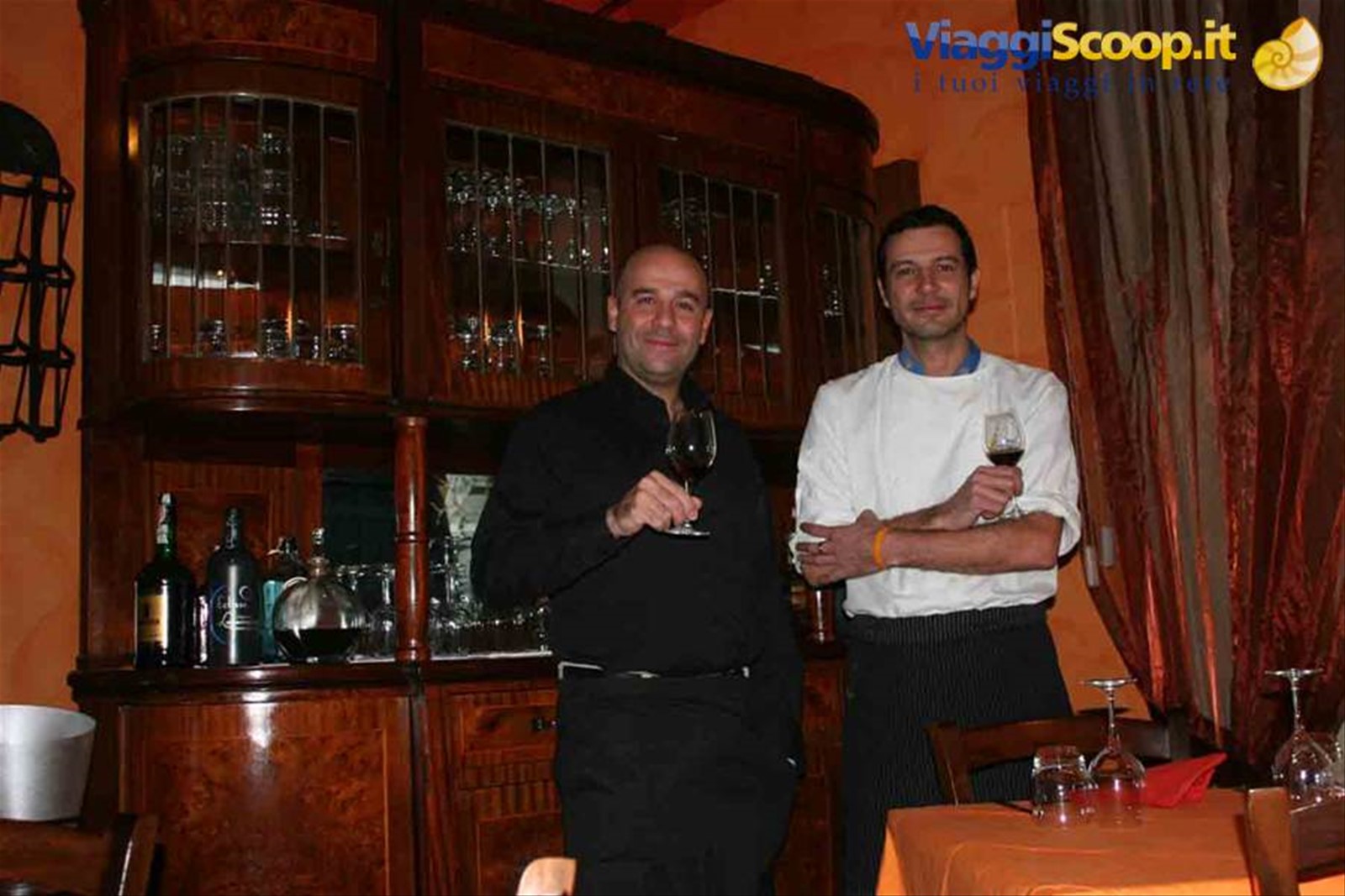 I titolari del Ristorante Il Maragàsc
