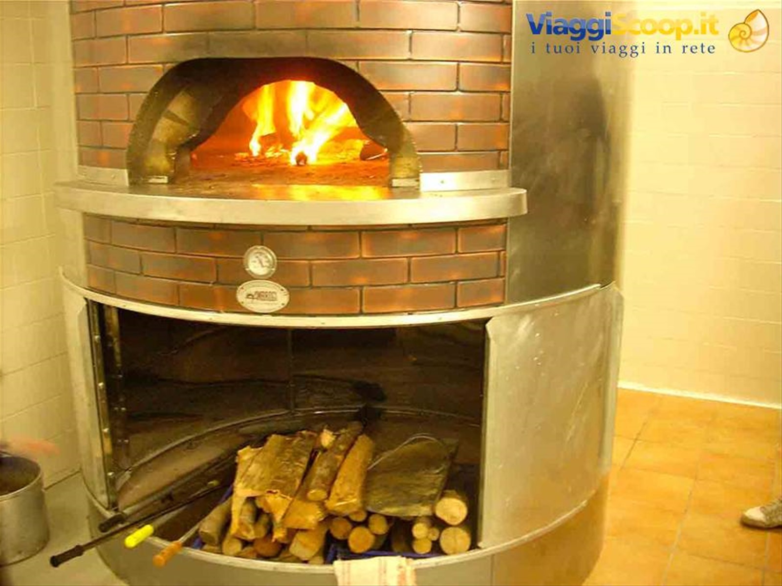 Il forno presso la Pizzeria "Solo pizza" Da Marcello