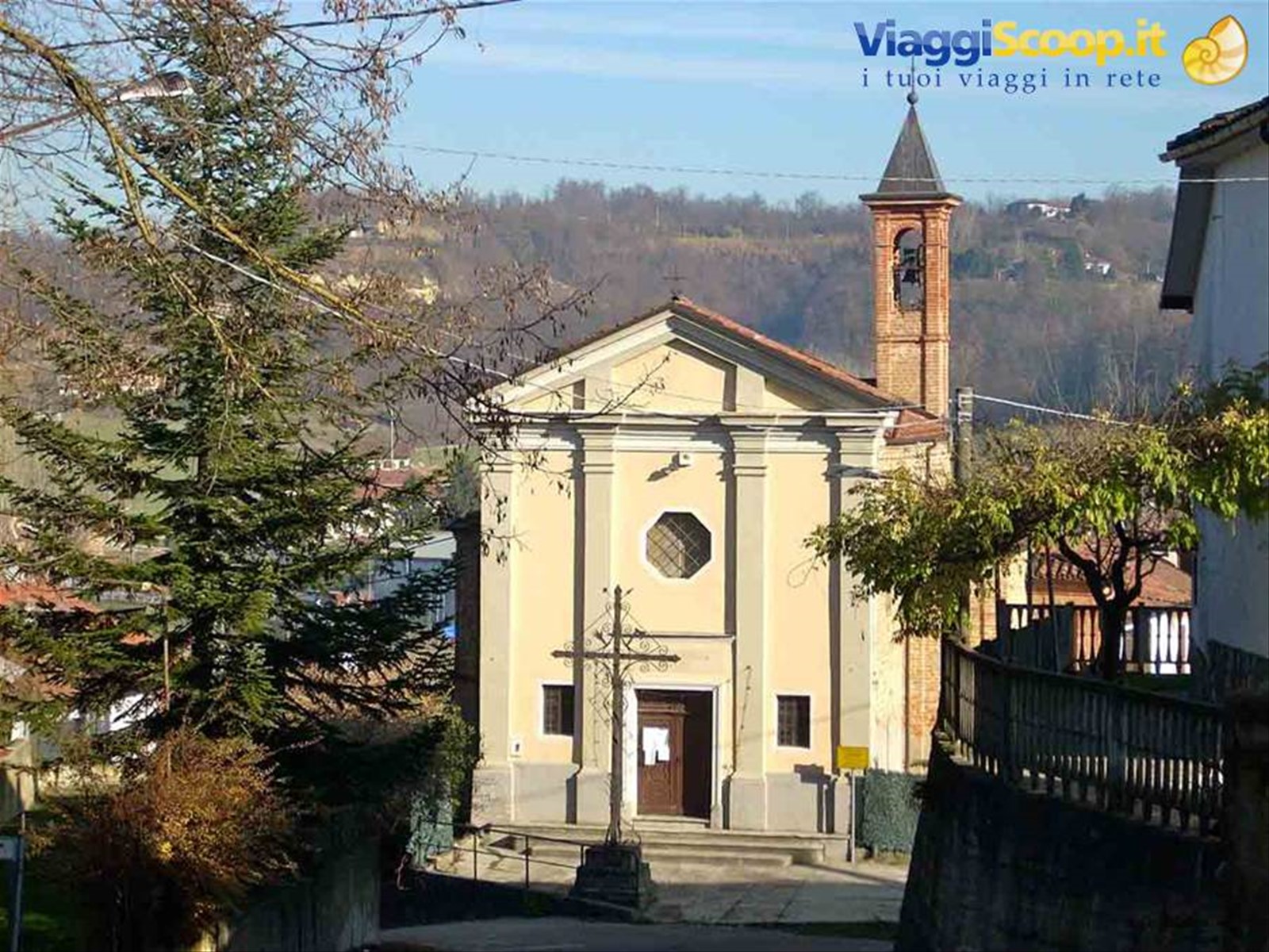 Veduta della frazione Serravalle di Asti