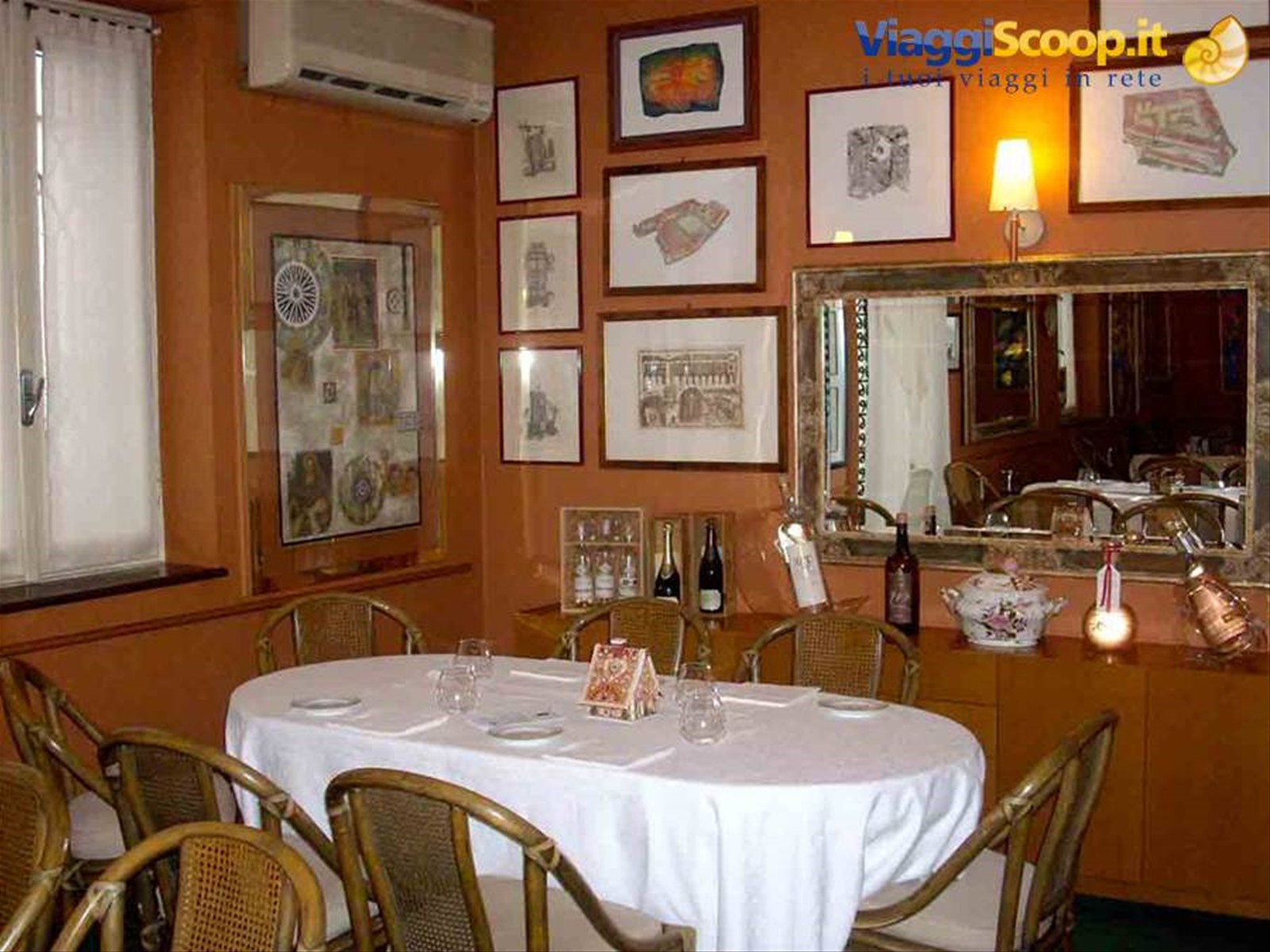 Presso i tavoli del Ristorante La Quinta di Lodi